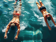 游泳锻炼，水中的健身之旅，探索水中健身，游泳锻炼的全面指南