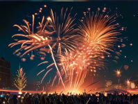 跨年活动，点燃新年的激情与希望，倒计时，点燃激情，迎接希望的跨年狂欢